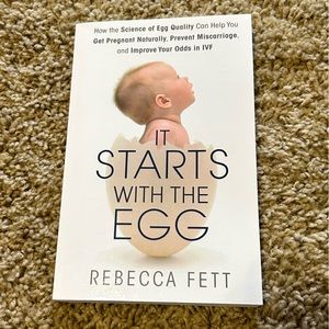 It Starts with the Egg - fertility book - like new